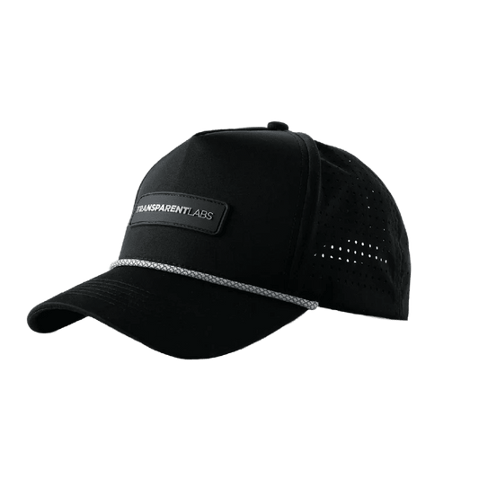 Transparent Labs 5 Panel Black Cap  - Mann Nutrition