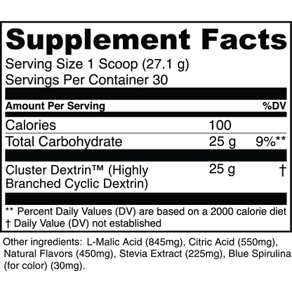 Transparent Labs Cyclic Dextrin | Cluster Dextrin® Carbohydrate Powder for Performance & Recovery - Mann Nutrition