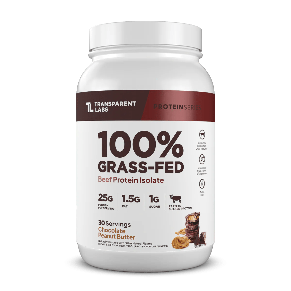 Transparent Labs Grass - Fed Beef Protein Isolate  - Mann Nutrition