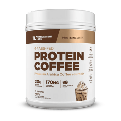 Transparent Labs Grass-Fed Protein Coffee Powder - Mann Nutrition
