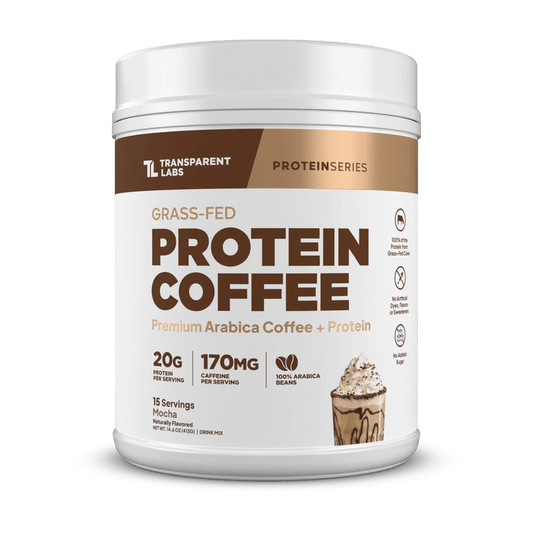 Transparent Labs Grass-Fed Protein Coffee Powder - Mann Nutrition