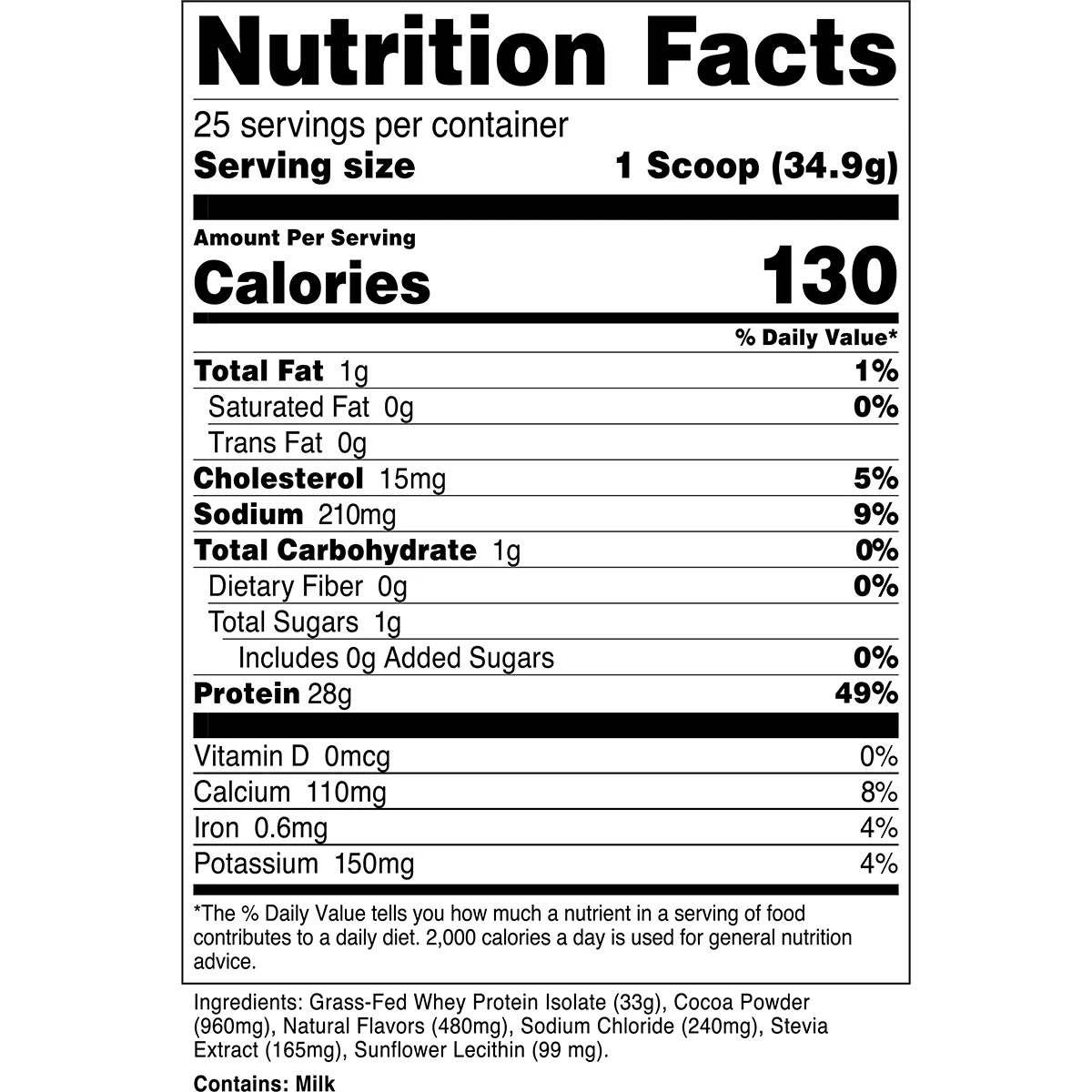 Transparent Labs Grass-Fed Whey Isolate | 25 Servings - Mann Nutrition