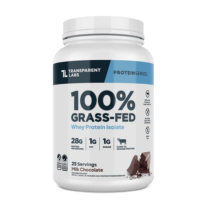 Transparent Labs Grass-Fed Whey Isolate | 25 Servings - Mann Nutrition