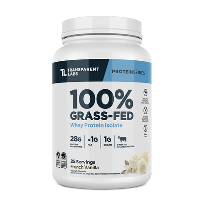 Transparent Labs Grass-Fed Whey Isolate | 25 Servings - Mann Nutrition
