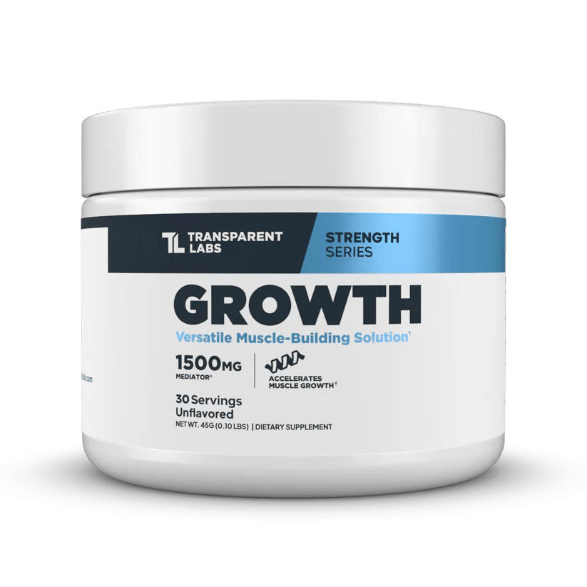 Transparent Labs Growth - Muscle Building Solution  - Mann Nutrition