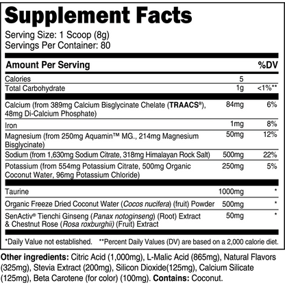 Transparent Labs Hydrate Electrolyte Formula  - Mann Nutrition