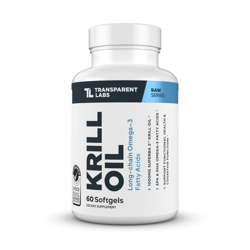 Transparent Labs Krill Oil 60 Softgels  - Mann Nutrition