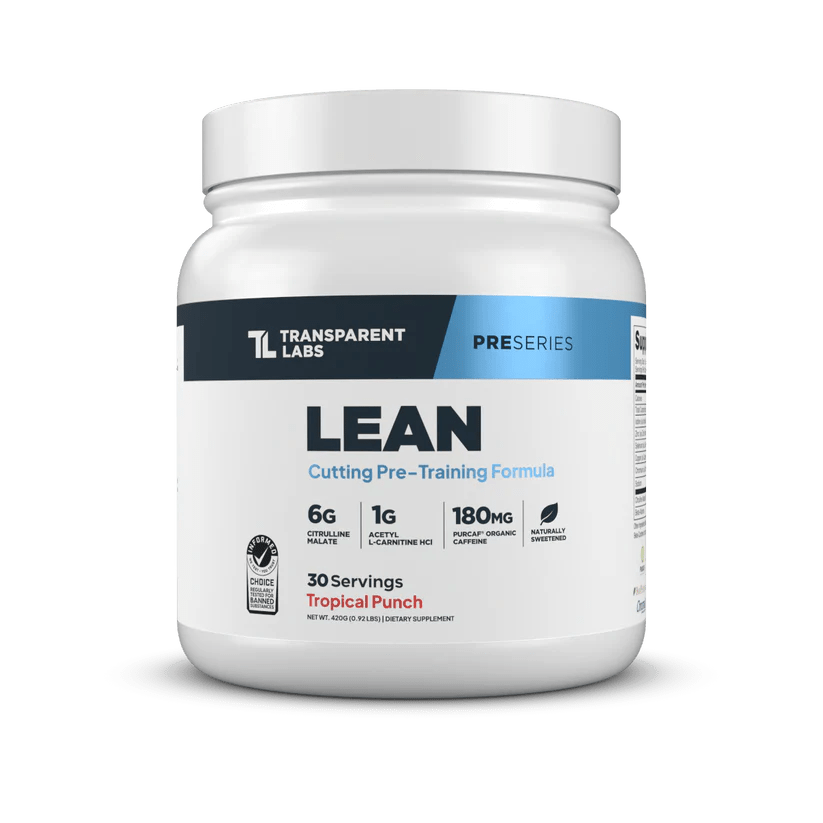 Transparent Labs Lean Pre - Workout  - Mann Nutrition