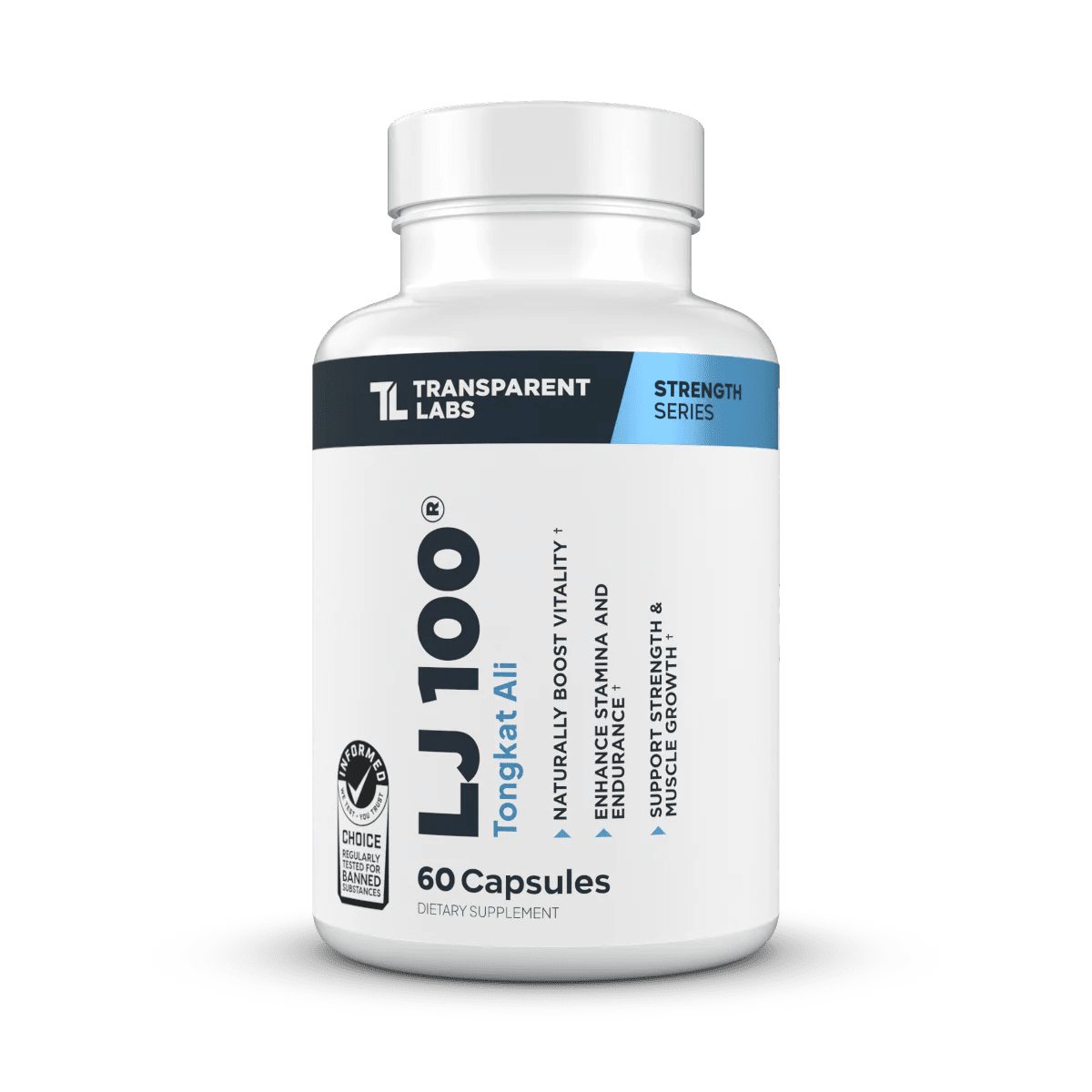 Transparent Labs LJ100® Tongkat Ali -60 Caps - Mann Nutrition