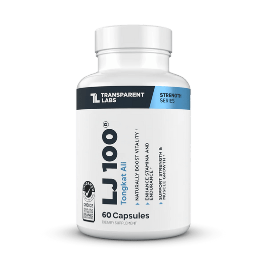 Transparent Labs LJ100® Tongkat Ali -60 Caps - Mann Nutrition