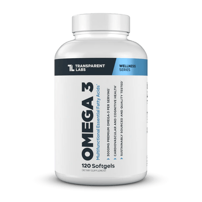 Transparent Labs Omega 3 - 120 Softgels - Mann Nutrition