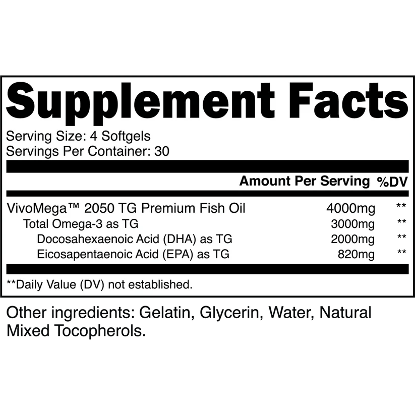 Transparent Labs Omega 3 - 120 Softgels - Mann Nutrition