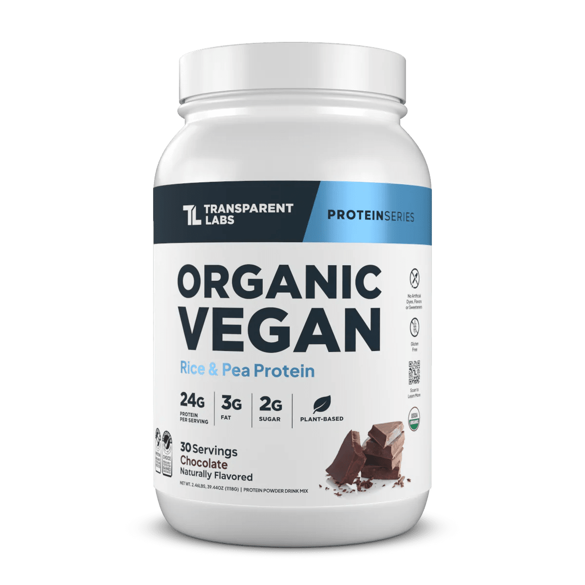 Transparent Labs Organic Vegan Plant Isolate - Mann Nutrition