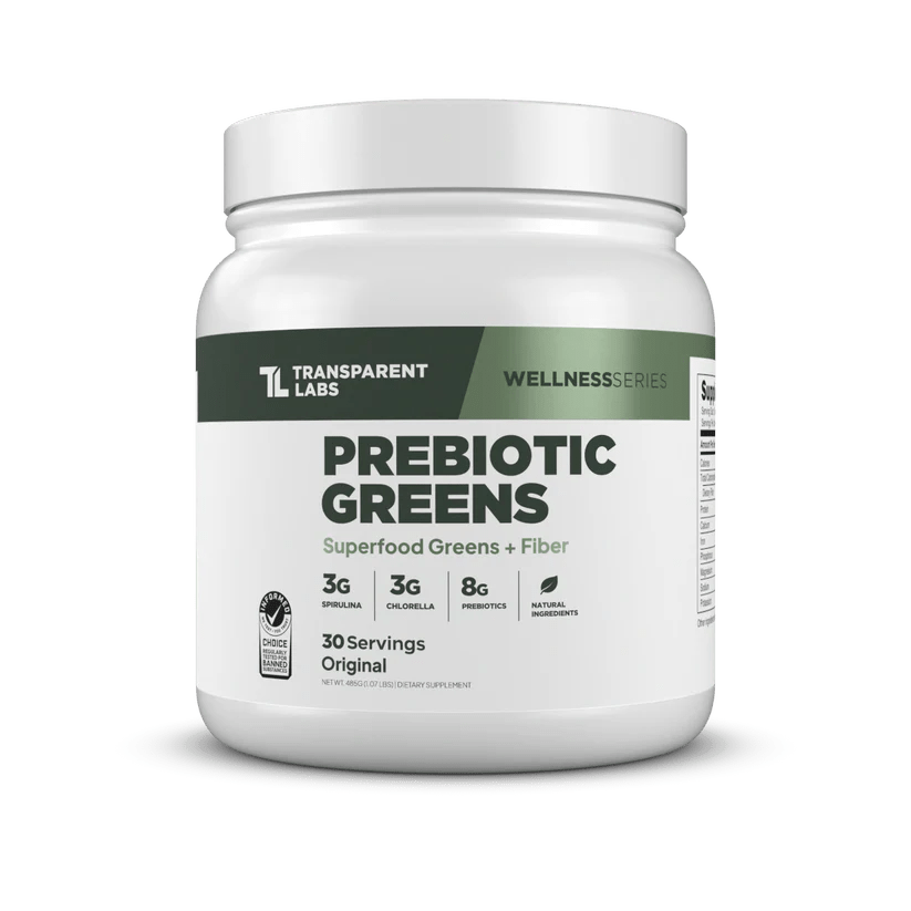 Transparent Labs Prebiotic Greens - Mann Nutrition