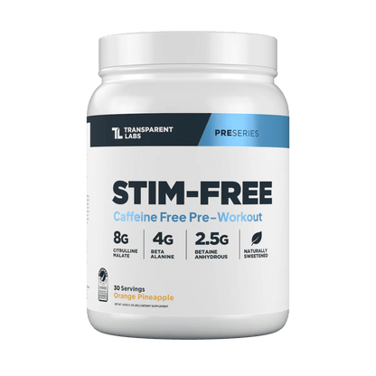 Transparent Labs Stim Free Pre - Workout  - Mann Nutrition