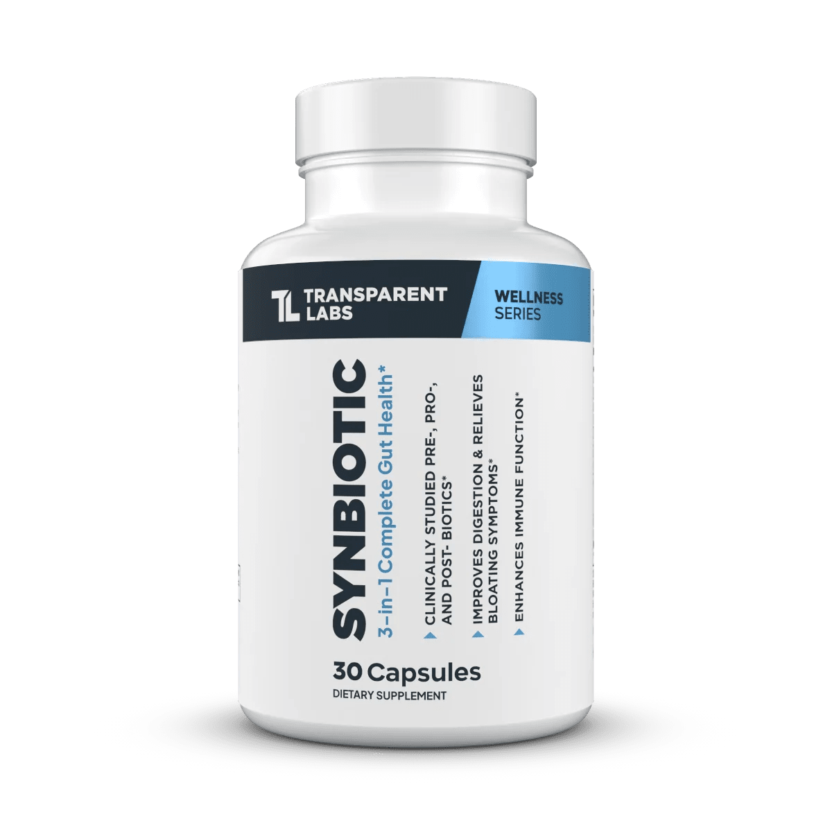 Transparent Labs Synbiotic 3-in-1 – Advanced Gut & Immune Health Support - Mann Nutrition