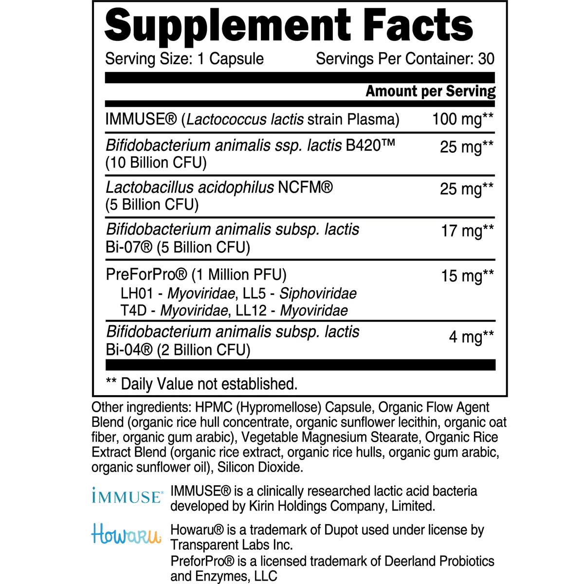 Transparent Labs Synbiotic 3-in-1 – Advanced Gut & Immune Health Support - Mann Nutrition