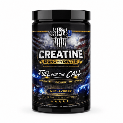 Triple 9 Nutrition Creatine Monohydrate 60 Servings - Mann Nutrition