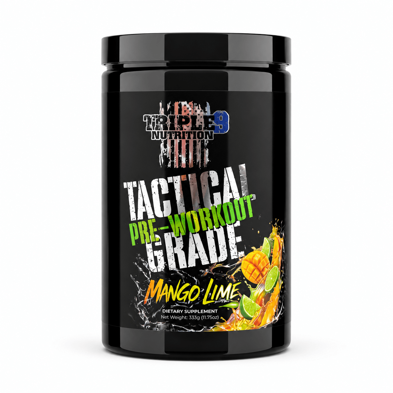 Triple 9 Tactical Grade Pre Workout - Mann Nutrition