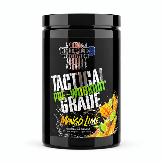 Triple 9 Tactical Grade Pre Workout - Mann Nutrition