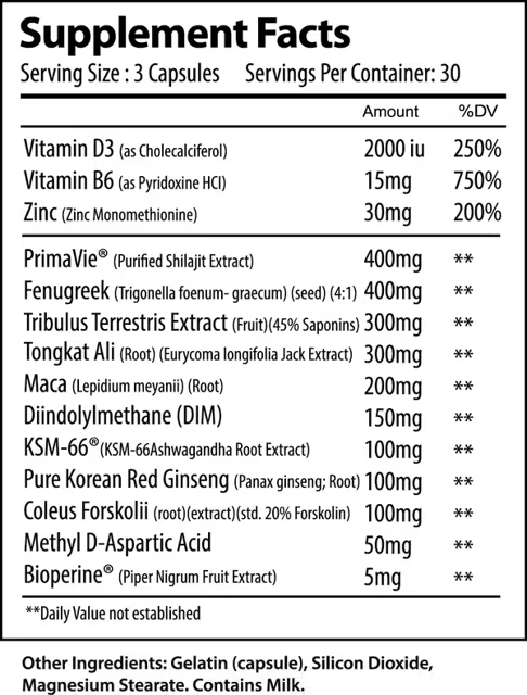 Alpha Supps T- Rise Test Booster