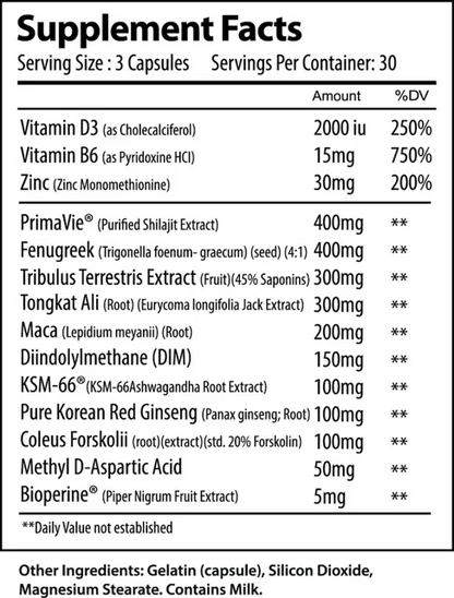 Alpha Supps T- Rise Test Booster