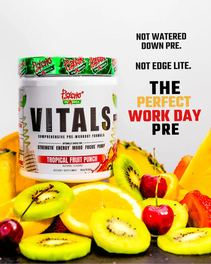 Psycho Pharma VITALS Pre-Workout | Energy, Pump & Focus