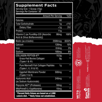 Unmatched Collagen Peptide - 6 Longevity Formula*  - Mann Nutrition