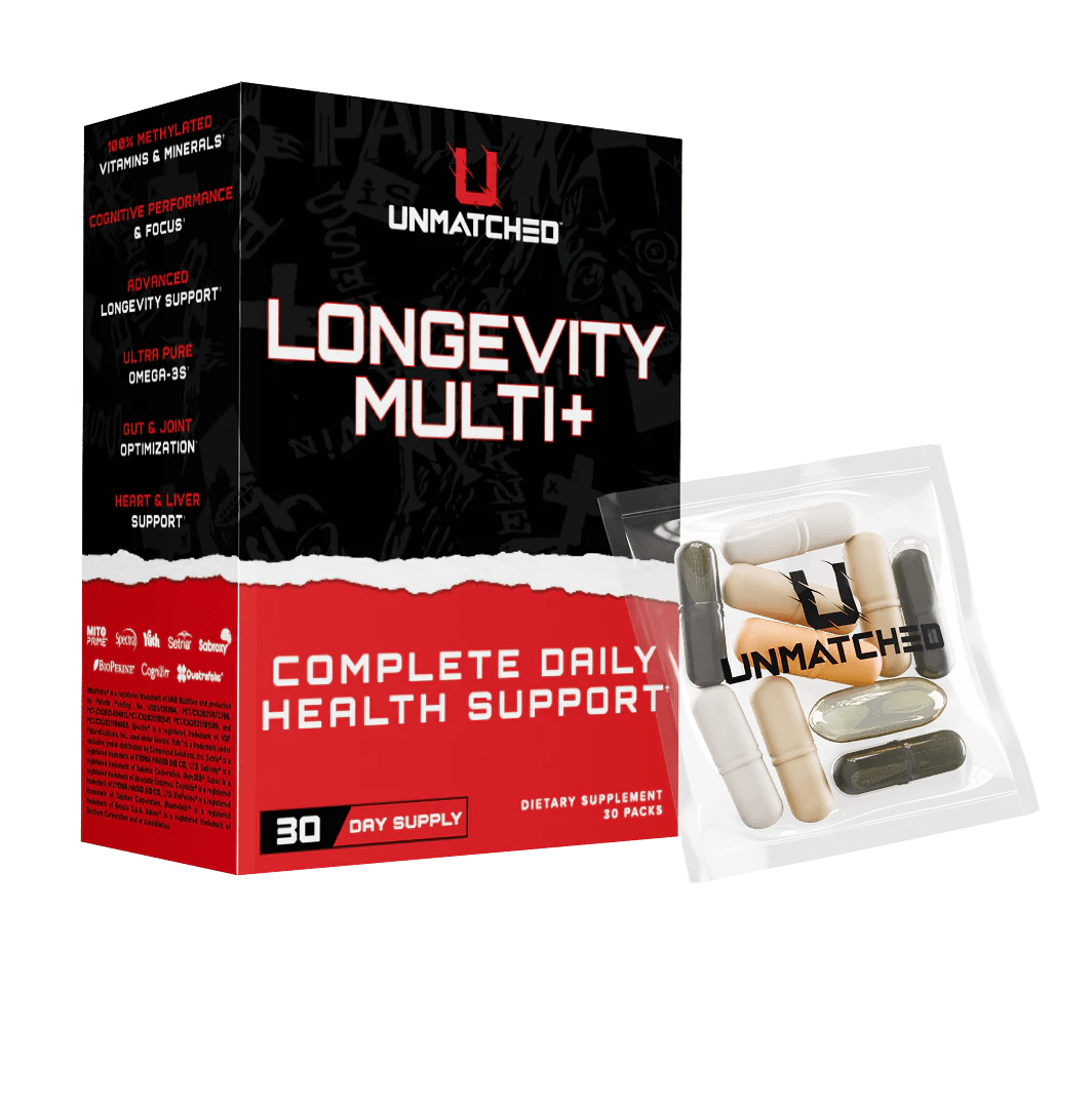 Unmatched Logevity Multi+ - 30 Packs  - Mann Nutrition