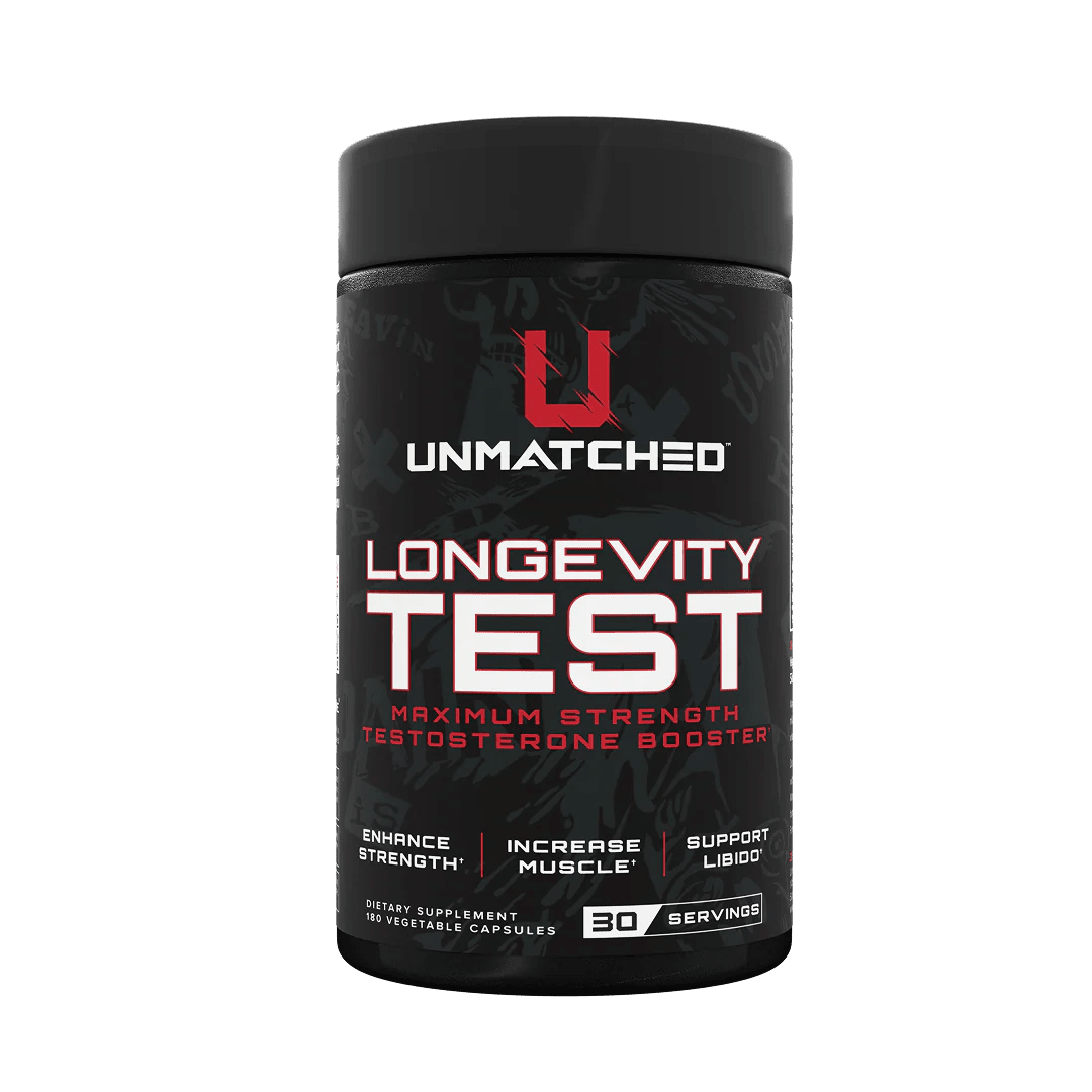 Unmatched Longevity Test Maximum Strength 180 Caps  - Mann Nutrition