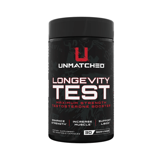 Unmatched Longevity Test Maximum Strength 180 Caps  - Mann Nutrition