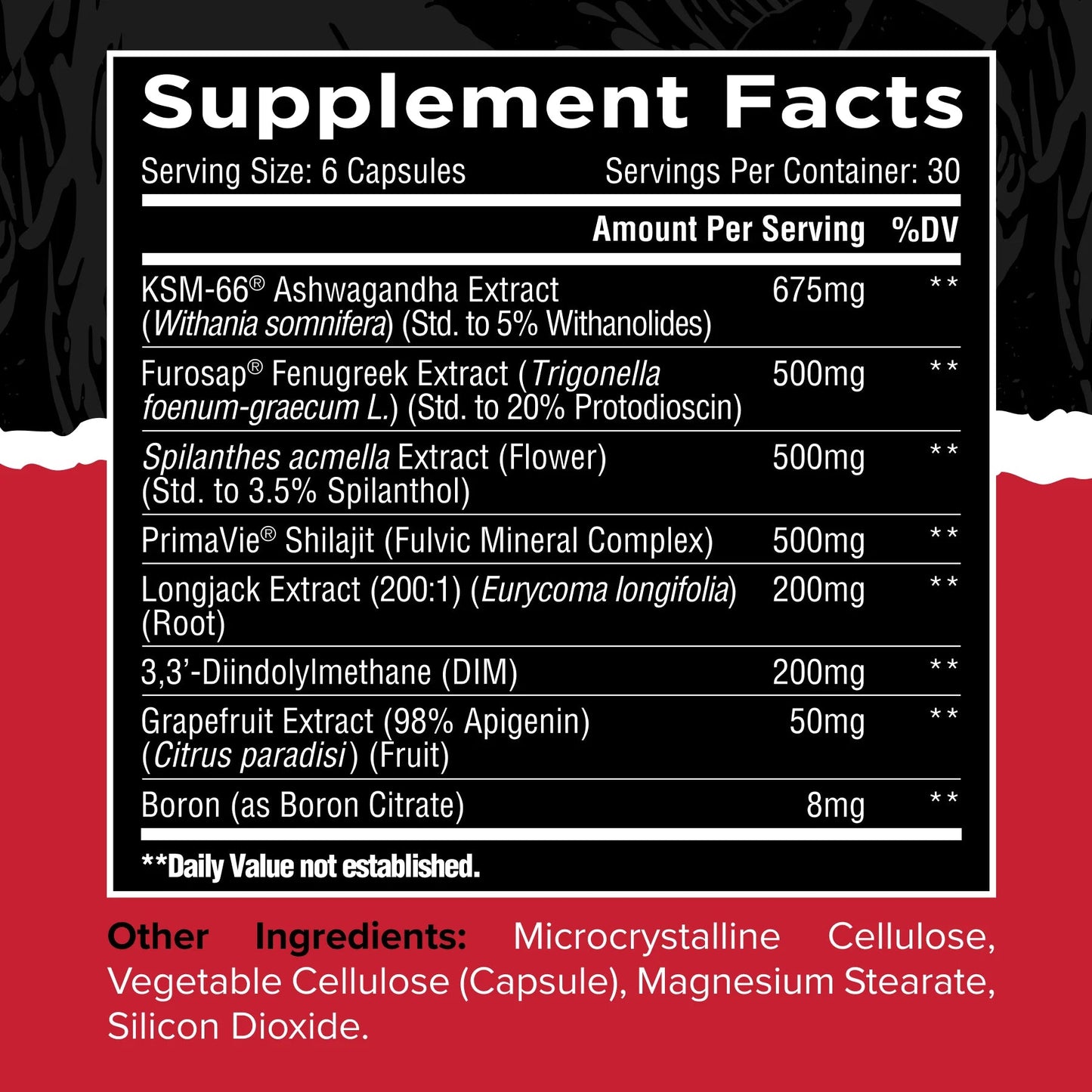Unmatched Longevity Test Maximum Strength 180 Caps  - Mann Nutrition