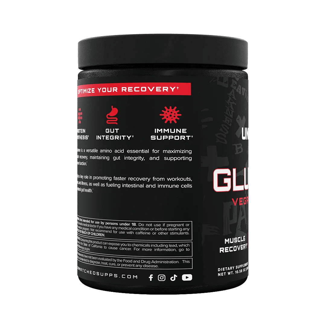 Unmatched Supps Glutamine Powder 300G - Mann Nutrition