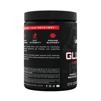 Unmatched Supps Glutamine Powder 300G - Mann Nutrition