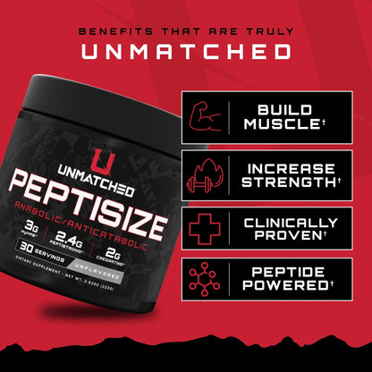 Unmatched Supps PeptiSize | HMB, PeptiStrong & CreGAAtine - Mann Nutrition