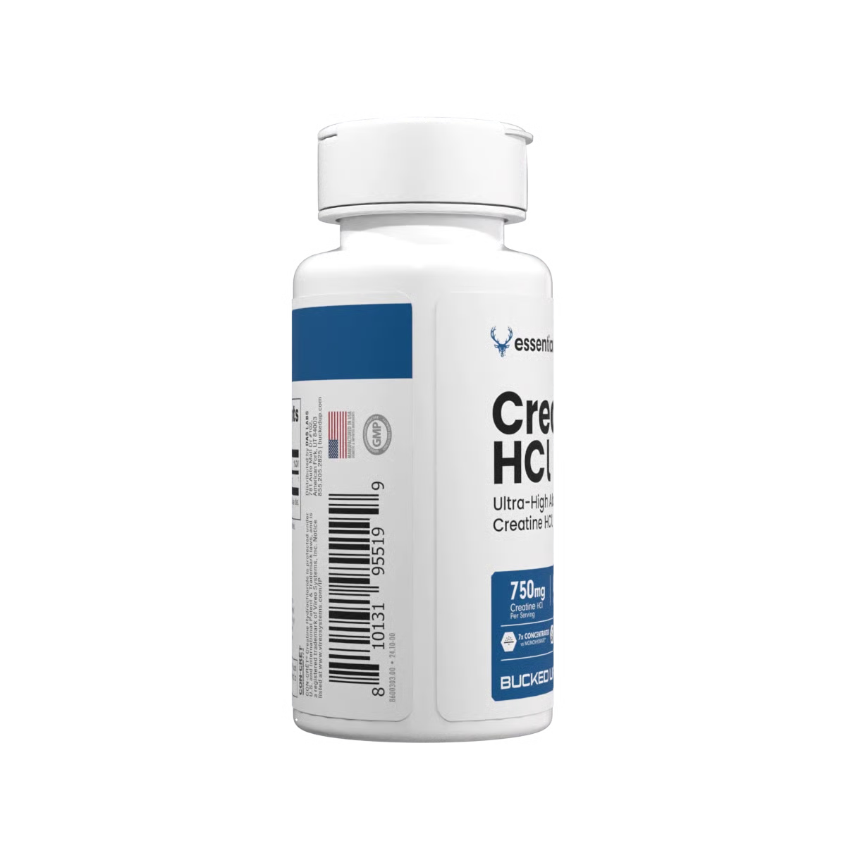 Bucked Up Creatine HCl - CON-CRĒT® Creatine HCl  60 Caps