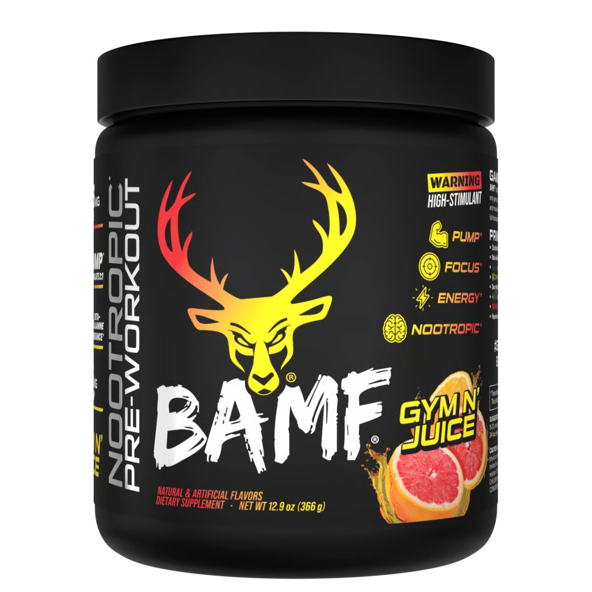 Bucked Up BAMF High-Stimulant Nootropic Pre-Workout