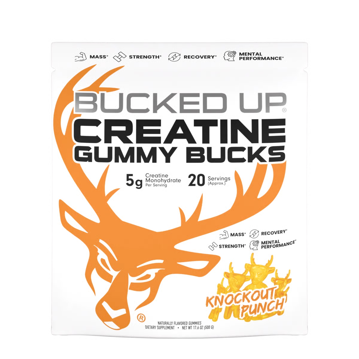 Bucked Up Creatine Gummy Bucks
