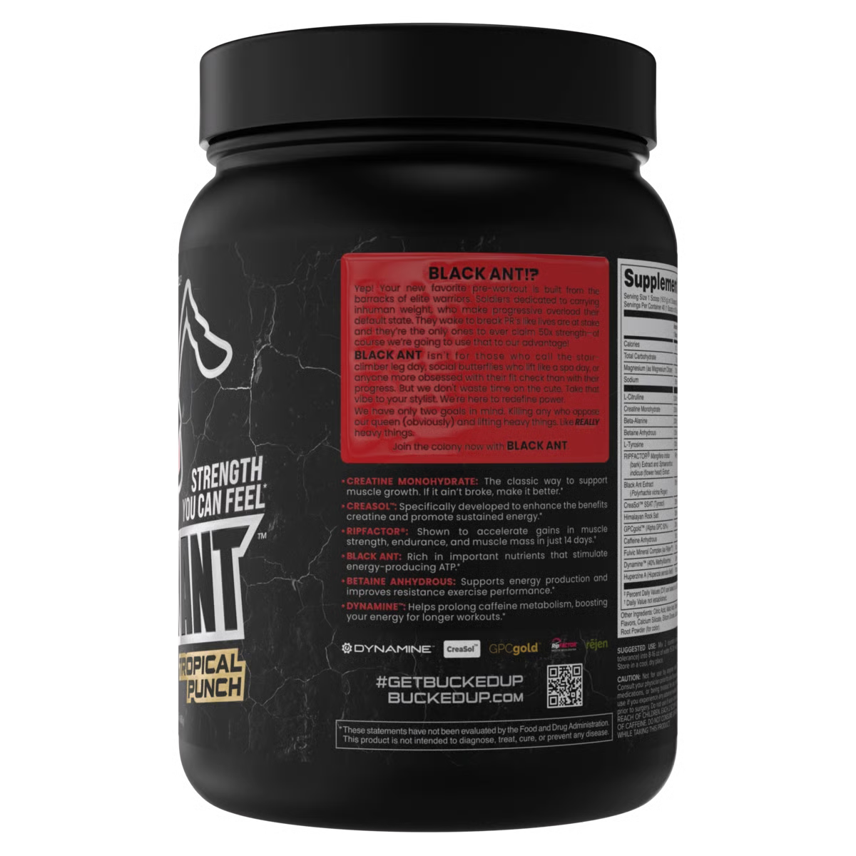 Bucked Up Black Ant Pre-Workout