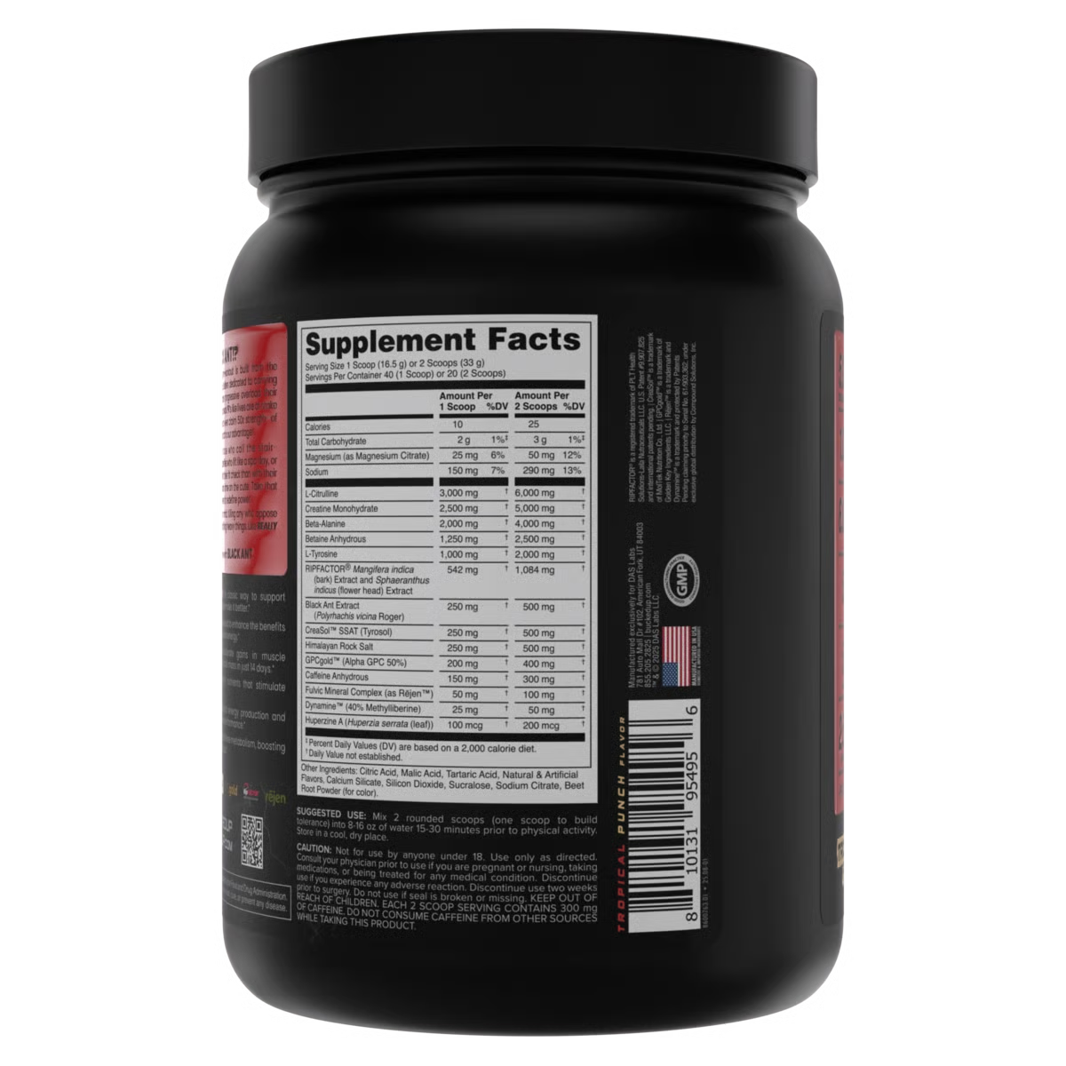 Bucked Up Black Ant Pre-Workout