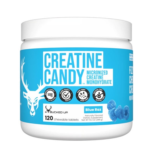 Bucked Up Creatine Candy | 5g Micronized Creatine Monohydrate Chewables