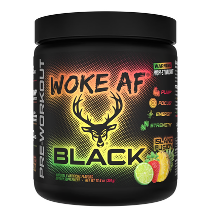 Bucked Up WOKE AF Black High-Stim Pre-Workout