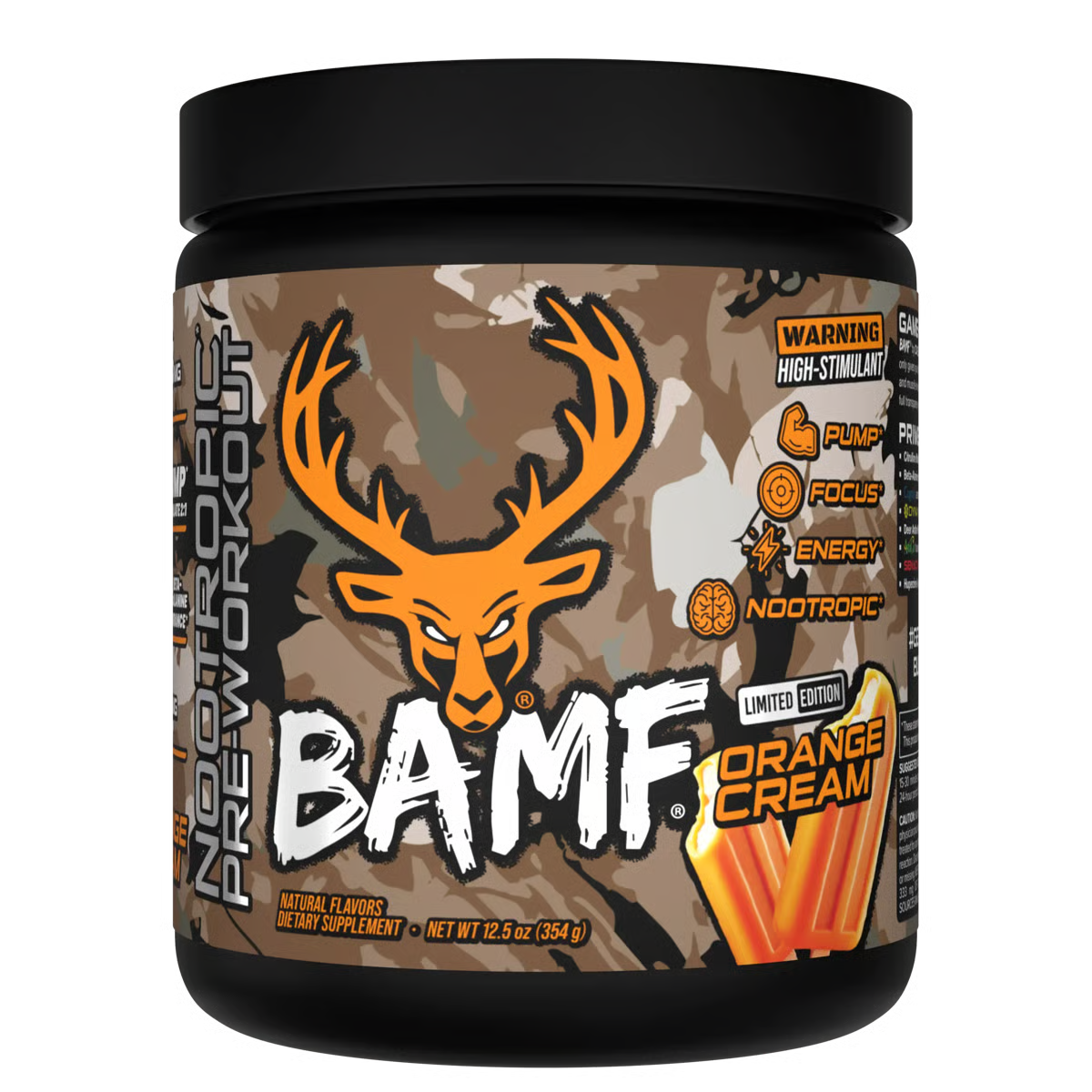 Bucked Up BAMF High-Stimulant Nootropic Pre-Workout