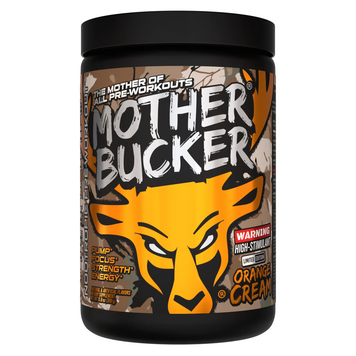 Bucked Up Mother Bucker Pre-Workout | 400mg Caffeine for Extreme Energy, Focus & Pumps
