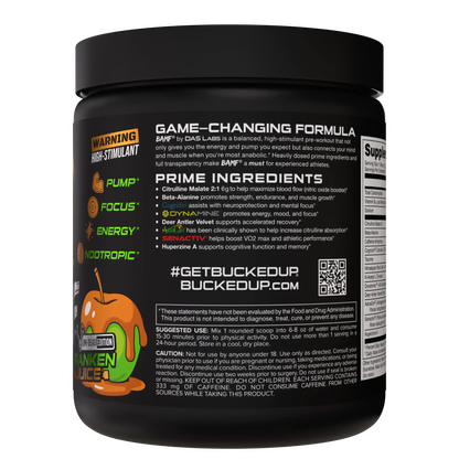 Bucked Up BAMF High-Stimulant Nootropic Pre-Workout