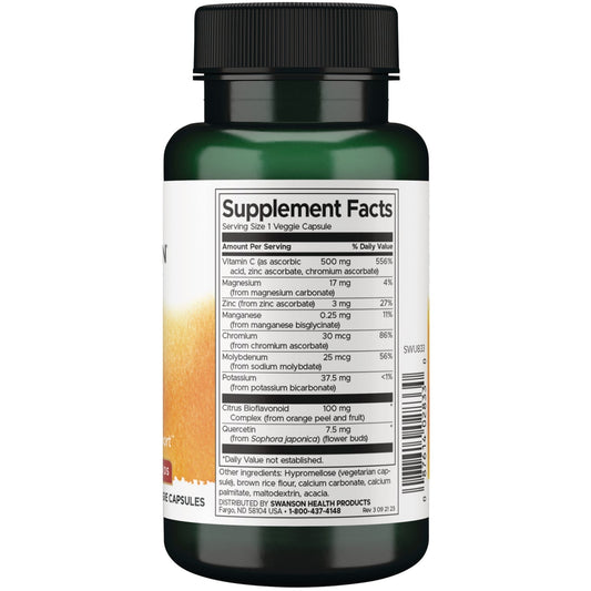 Vitamin C Complex with Bioflavonoids SWU833- Mann Nutrition
