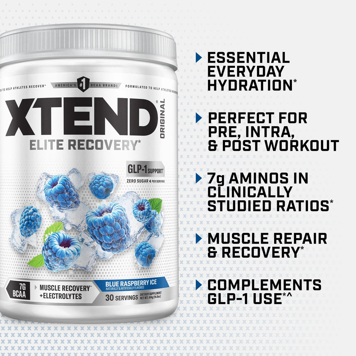 XTEND Original BCAA Powder – 7g BCAAs - Mann Nutrition