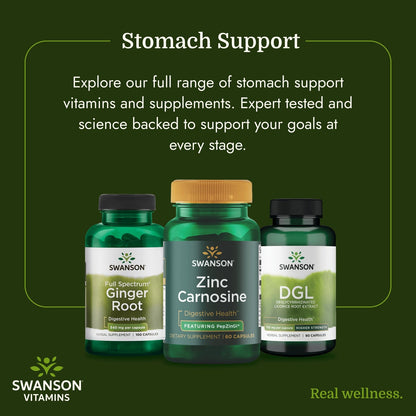 Zinc Carnosine - Featuring PepZinGI SWU281- Mann Nutrition