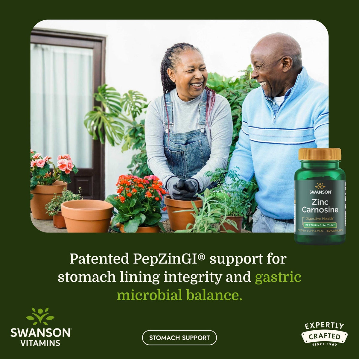 Zinc Carnosine - Featuring PepZinGI SWU281- Mann Nutrition